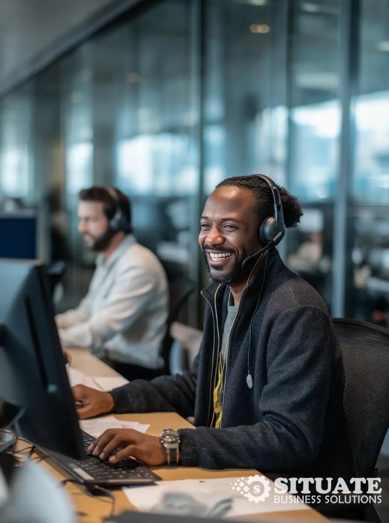 Expert team collaborating on a Windows Server optimization strategy for enhanced performance and reliability.